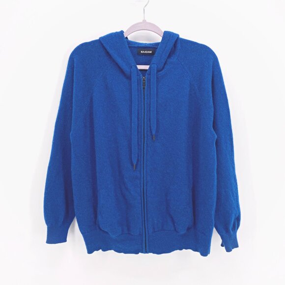 Naadam Signature Cashmere Zip Up Hoodie - Picture 1 of 13